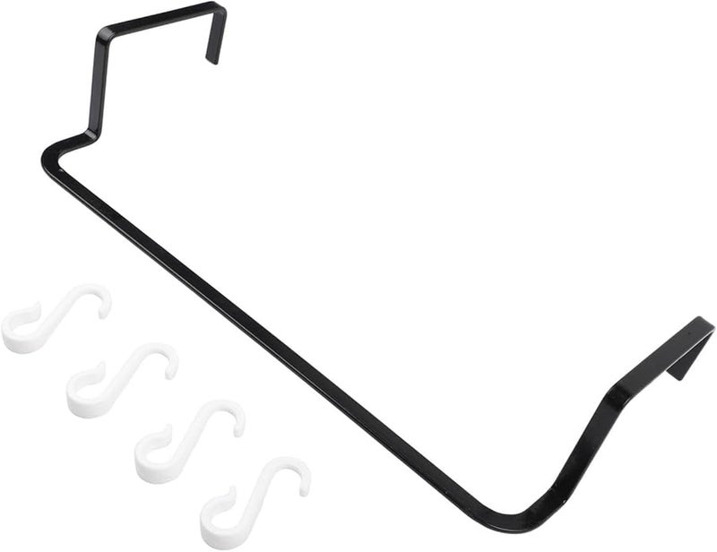 رفافة مناشف سوداء صغيرة مدمجة ساخنة بدون حفر، مشعاع حمام، مدفأة، ملحق منزلي - Image 3